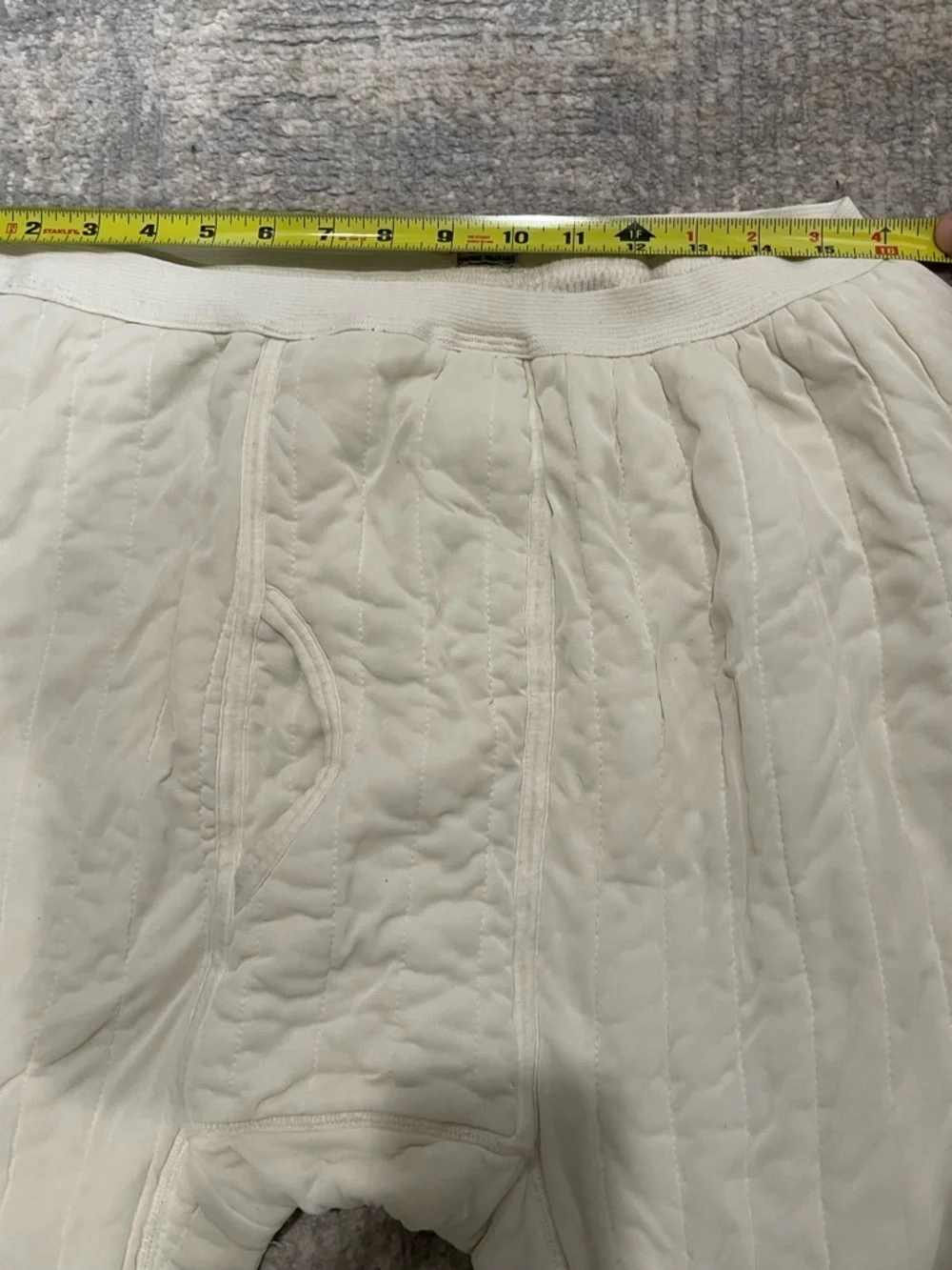 Vintage 1960-70's Penney’s Quilted Thermal Long Underwear XL 42-44 Puffer Pants